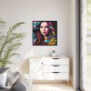 88302-153.jpg Pop Art Woman Portrait I Framed Canvas