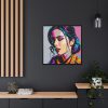 Pop Art Woman Portrait II Framed Canvas