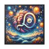 88302-16.jpg Zodiac Sign of Leo Framed Canvas
