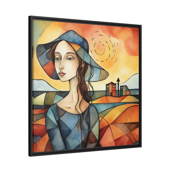 88302-165.jpg Colorful Mosaic Style Pop Art III Framed Canvas