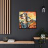 88302-169.jpg Colorful Mosaic Style Pop Art III Framed Canvas