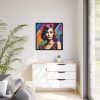 Pop Art Woman Portrait III Framed Canvas