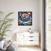 88302-18.jpg Zodiac Sign of Leo Framed Canvas