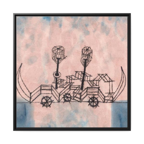 88302-201.jpg Alter Dampfer (Old Steamboat) (1922) by Paul Klee Framed Canvas