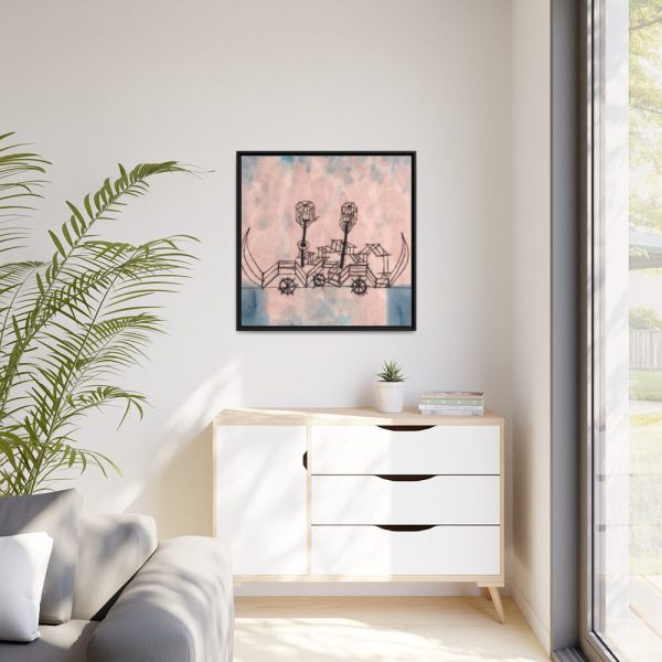 88302-203.jpg Alter Dampfer (Old Steamboat) (1922) by Paul Klee Framed Canvas