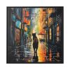 88302-221.jpg Pop Art Alley Cat Print Framed Canvas