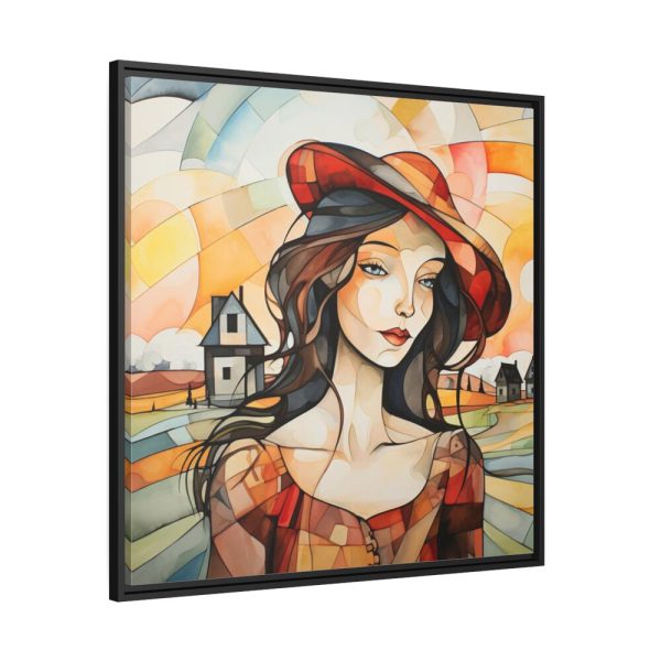Colorful Mosaic Style Pop Art II Framed Canvas