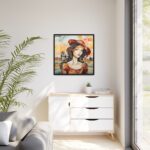Colorful Mosaic Style Pop Art II Framed Canvas - Image 4