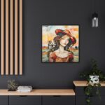 Colorful Mosaic Style Pop Art II Framed Canvas - Image 5