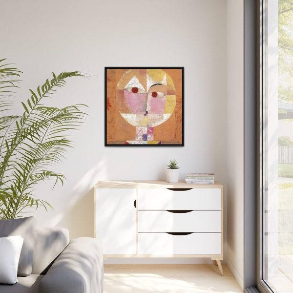 88302-243.jpg Senecio (Baldgreis) (1922) by Paul Klee Framed Canvas
