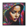 88302-246.jpg Woman Pop Art Graffiti Art IV Framed Canvas