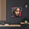 88302-249.jpg Woman Pop Art Graffiti Art IV Framed Canvas
