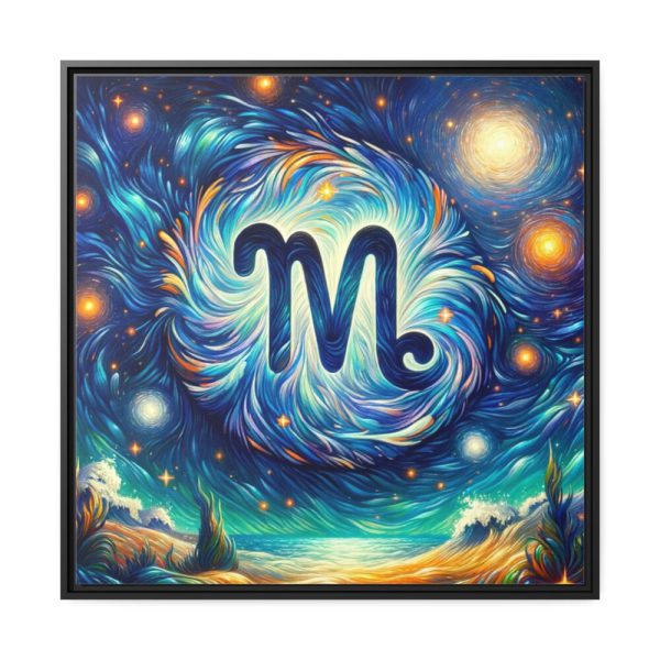 88302-26.jpg Zodiac Sign of Virgo Framed Canvas