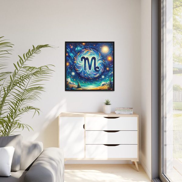 88302-28.jpg Zodiac Sign of Virgo Framed Canvas
