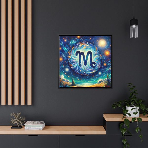 88302-29.jpg Zodiac Sign of Virgo Framed Canvas