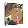 88302-310.jpg Boho Tropical Africa Woman Framed Canvas