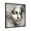 88302-5.jpg Woman Inspired by Leonardo da Vinci Framed Canvas