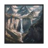 88302-61.jpg Grand Mountain Waterfall Framed Canvas