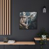88302-64.jpg Grand Mountain Waterfall Framed Canvas