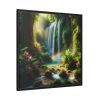 88302-65.jpg Tropical Paradise Waterfall Framed Canvas