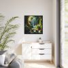 88302-68.jpg Tropical Paradise Waterfall Framed Canvas