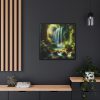 88302-69.jpg Tropical Paradise Waterfall Framed Canvas