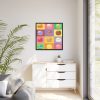 Macarons Pop Art Framed Canvas