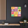 Macarons Pop Art Framed Canvas