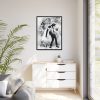 88303-3.jpg Michael Jackson Draw Art Framed Canvas