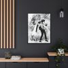88303-4.jpg Michael Jackson Draw Art Framed Canvas