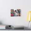Cartoon Dog Art Illustration Standard Canvas