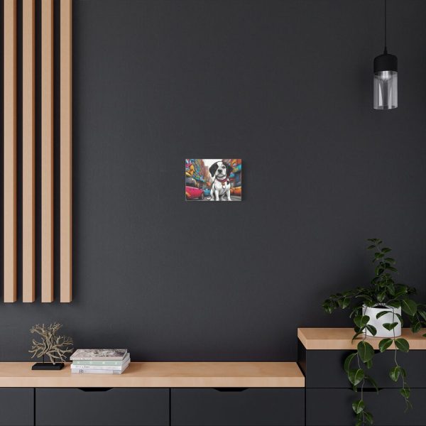 Cartoon Dog Art Illustration Standard Canvas