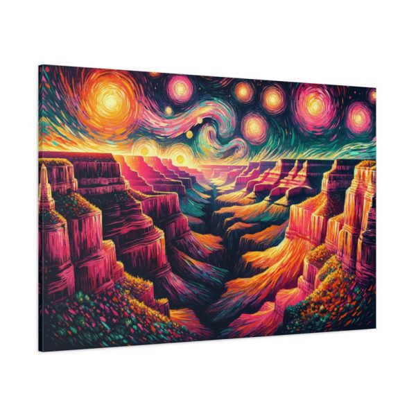 91638-10.jpg Grand Canyon Under Starry Night Standard Canvas