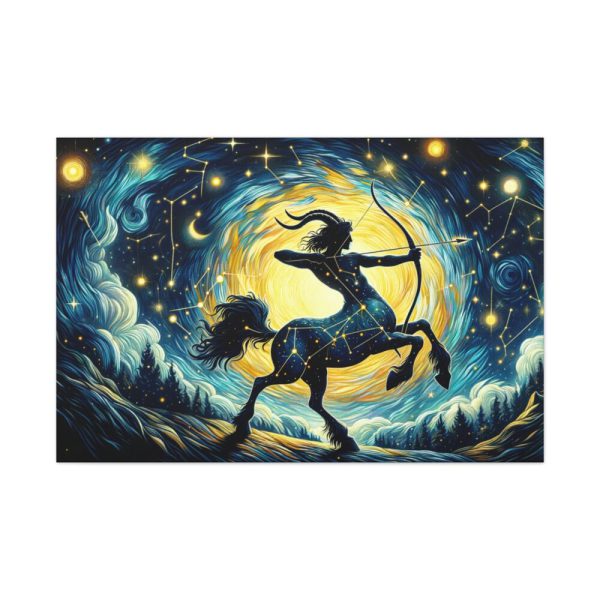Zodiac Sign of Sagitarius Standard Canvas