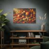 91638-114.jpg Assortment of Pumpkins, Gourds, and Autumn Leaves Standard Canvas