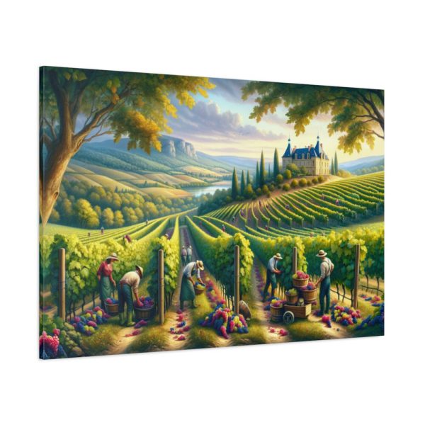 91638-115.jpg Vibrant Atmosphere of Winery Harvest Standard Canvas