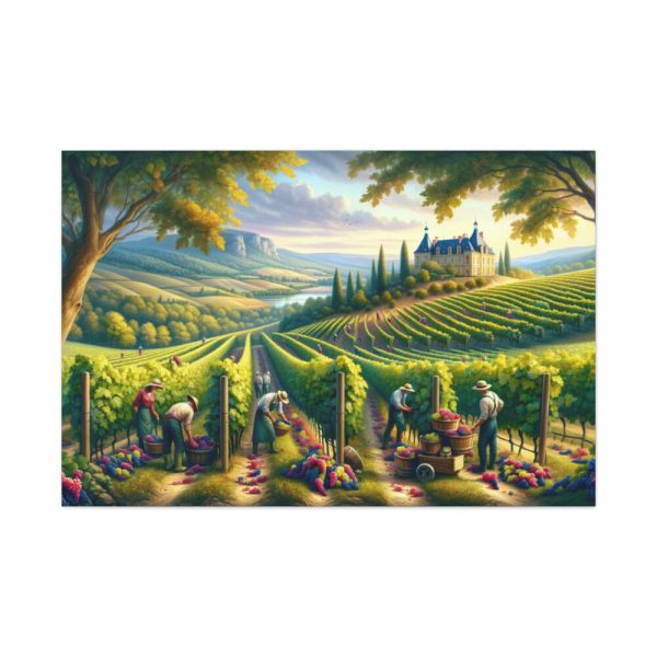 91638-116.jpg Vibrant Atmosphere of Winery Harvest Standard Canvas