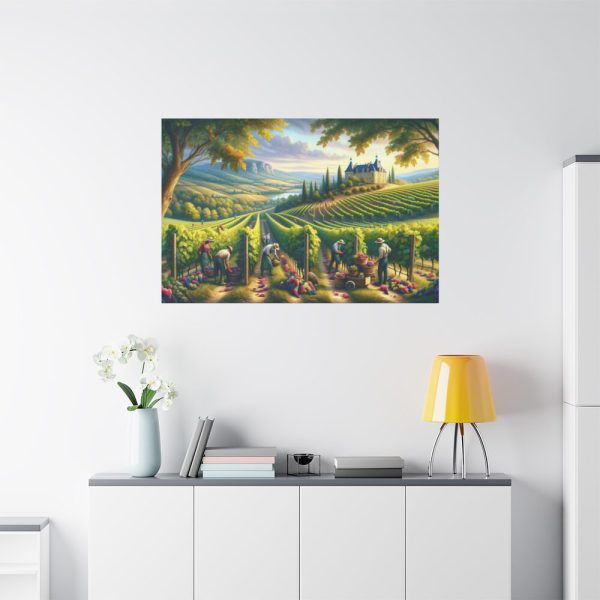 91638-117.jpg Vibrant Atmosphere of Winery Harvest Standard Canvas