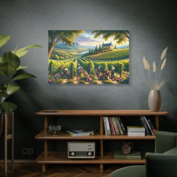 91638-119.jpg Vibrant Atmosphere of Winery Harvest Standard Canvas