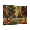 91638-130.jpg Orchard Bounty With Fruit-Laden Trees And RusticLadder Standard Canvas