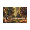 91638-131.jpg Orchard Bounty With Fruit-Laden Trees And RusticLadder Standard Canvas