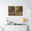 91638-132.jpg Orchard Bounty With Fruit-Laden Trees And RusticLadder Standard Canvas