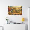 91638-147.jpg Traditional Harvest Scene Capturing the Essence of Pastoral Landscapes Standard Canvas
