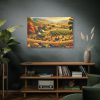 91638-149.jpg Traditional Harvest Scene Capturing the Essence of Pastoral Landscapes Standard Canvas