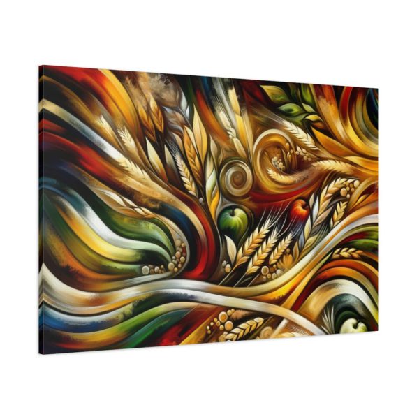 91638-150.jpg Abstract Harvest With Bold Colors an Patterns Standard Canvas