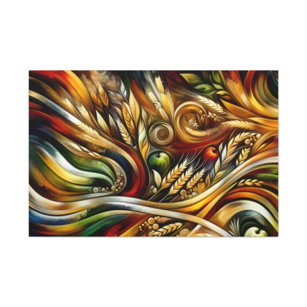 91638-151.jpg Abstract Harvest With Bold Colors an Patterns Standard Canvas