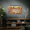 Spirit of Folk Art, Featuring a Harvest Festival Scene Standard Canvas