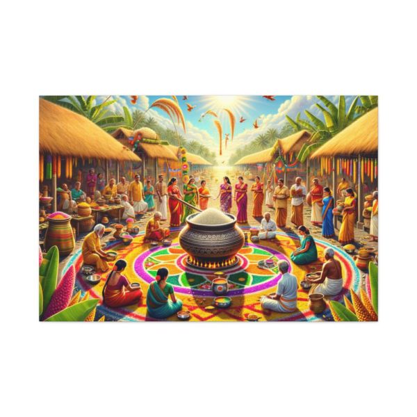91638-161.jpg Capturing the Essence of Pongal Standard Canvas