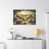 Grape Harvest With Lush Vineyards Standard Canvas