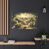 Grape Harvest With Lush Vineyards Standard Canvas